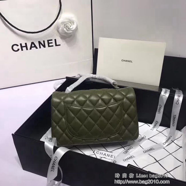 香奈兒CHANEL 升級版A1116進口小羊皮全新經典金銀鏈條肩背斜挎包 DSC1176